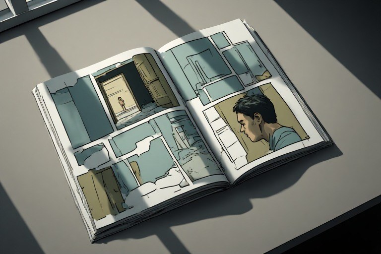 Gambar pendamping artikel: Membaca Bahasa Visual Komik: Panel, Gambar, Teks, dan Ritme Cerita