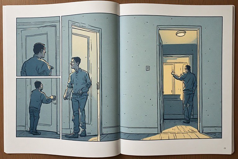 Gambar pendamping artikel: Bagaimana Tata Letak Panel Mengatur Urutan dan Tempo Membaca Komik